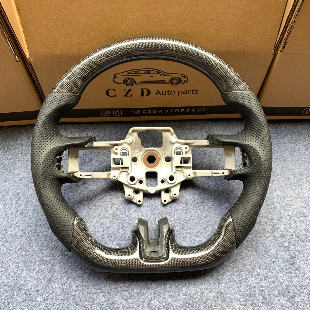 2015-2017 Ford Mustang/SHELBY GT350 carbon fiber steering wheel from czd auto parts with honeycomb