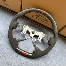 Load image into Gallery viewer, czd auto parts carbon fiber steering wheel for Tundra 2007-2013 with alcantara