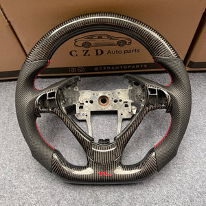 czd auto parts carbon fiber steering wheel for Acura TL/ILX with printing tl logo
