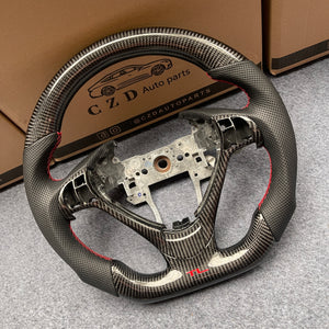 czd auto parts carbon fiber steering wheel for Acura TL/ILX with printing tl logo