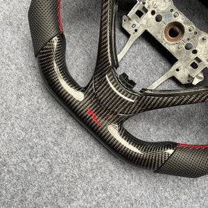 czd auto parts carbon fiber steering wheel for Acura TL/ILX with printing tl logo