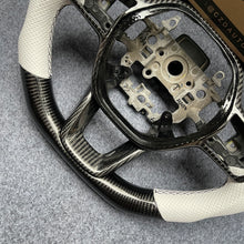 Load image into Gallery viewer, czd auto parts carbon fiber steering wheel for Honda 11th gen Civic XI 2021-2022 with white stripe
