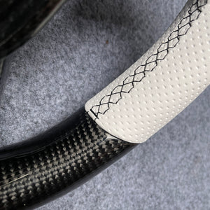 czd auto parts carbon fiber steering wheel for Honda 11th gen Civic XI 2021-2022 with white stripe