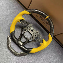 Load image into Gallery viewer, CZD auto parts for Honda Insight 2019-2021 carbon fiber steering wheel with yellow perforated leather side
