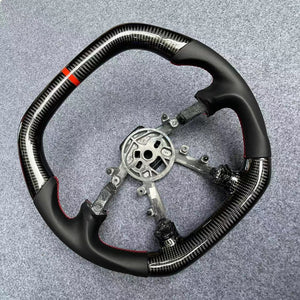 CZD auto parts carbon fiber steering wheel for Chevrolet Corvette C5 1997-2004 with black smooth leather