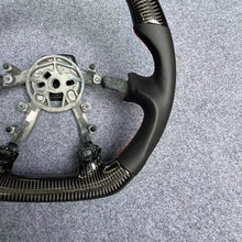 Load image into Gallery viewer, CZD auto parts carbon fiber steering wheel for Chevrolet Corvette C5 1997-2004 with flat top flat  bottom shape