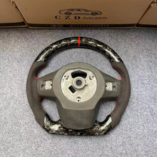 Load image into Gallery viewer, CZD auto parts for TOYOTA SUPRA A90 A91 MK5 2020-2021 carbon fiber steering wheel with forged carbon &amp; LED