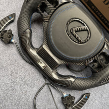 Load image into Gallery viewer, CZD auto parts for Lexus RCF F sport carbon fiber steering wheel with airbag cover &amp; paddle shifter