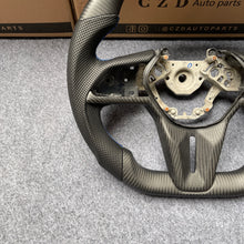 Load image into Gallery viewer, CZD autoparts for Nissan GTR R50 2017-2022 carbon fiber steering wheel with blue stitching