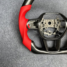 Load image into Gallery viewer, czd auto parts carbon fiber steering wheel for Honda 11th gen Civic XI 2021-2022 with gloss black carbon fiber trim