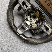 Load image into Gallery viewer, CZD auto parts for Cayenne 2015-2018 carbon fiber steering wheel with carbon paddle