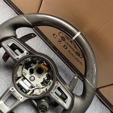 Load image into Gallery viewer, CZD auto parts for Cayenne 2015-2018 carbon fiber steering wheel with carbon paddle