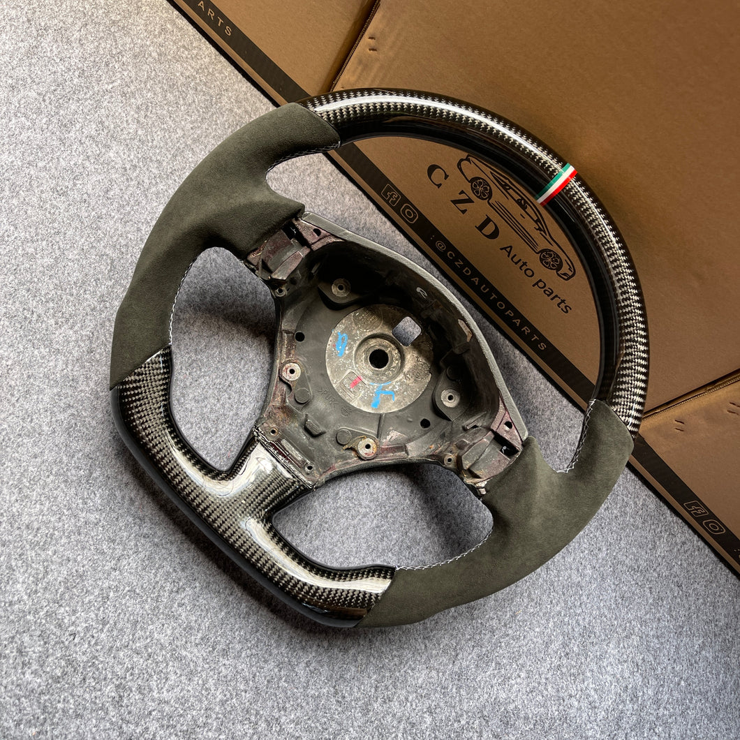CZD auto parts carbon fiber steering wheel for Maserati Grancabrio 2010-2020 with alcantara