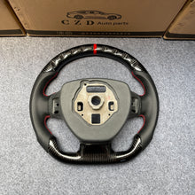 Load image into Gallery viewer, CZD auto parts for Chevrolet 6th gen Camaro 2016-2020 carbon fiber steering wheel with red stripe