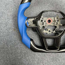 Load image into Gallery viewer, czd auto parts carbon fiber steering wheel for Honda 11th gen Civic XI 2021-2022 with blue perforated leather