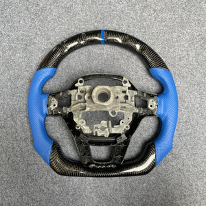 czd auto parts carbon fiber steering wheel for Honda 11th gen Civic XI 2021-2022 with blue perforated leather