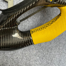 Load image into Gallery viewer, CZD auto parts for Honda Accord Crosstour 2013-2015 carbon fiber steering wheel with yellow perforated leather side