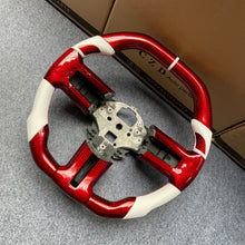 Load image into Gallery viewer, CZD auto parts carbon fiber steering wheel for Ford Mustang 2010-2014 with red carbon fiber
