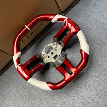 Load image into Gallery viewer, CZD auto parts carbon fiber steering wheel for Ford Mustang 2010-2014 with red carbon fiber