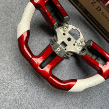 Load image into Gallery viewer, CZD auto parts carbon fiber steering wheel for Ford Mustang 2010-2014 with red carbon fiber