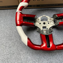 Load image into Gallery viewer, CZD auto parts carbon fiber steering wheel for Ford Mustang 2010-2014 with red carbon fiber