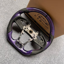 Load image into Gallery viewer, CZD auto parts for Honda 10th gen Civic SI 2016-2021 carbon fiber steering wheel with gloss purple carbon fiber