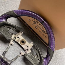 Load image into Gallery viewer, CZD auto parts for Honda 10th gen Civic SI 2016-2021 carbon fiber steering wheel with gloss purple carbon fiber