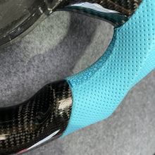 Load image into Gallery viewer, CZD auto part for Lamborghini Gallardo 2004-2014  carbon fiber steering wheel with blue perforated leather