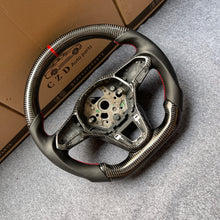 Load image into Gallery viewer, CZD auto parts for Volkswagen VW Golf 8 MK8 GTI Golf GTE 2020 2021 carbon fiber steering wheel with red stripe line