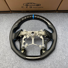 Load image into Gallery viewer, czd auto parts carbon fiber steering wheel for Tundra 2014-2017 with blue stripe