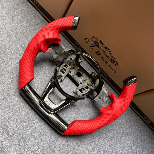 czd auto parts carbon fiber steering wheel for Acura TLX TYPE S 2021-2022 with cut top flat bottom shape