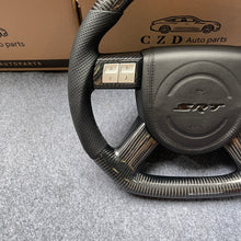 Load image into Gallery viewer, CZD auto parts carbon fiber steering wheel for Dodge Charger 2005-2010 with black stitching