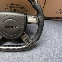 Load image into Gallery viewer, CZD auto parts carbon fiber steering wheel for Dodge Charger 2005-2010 with black stitching
