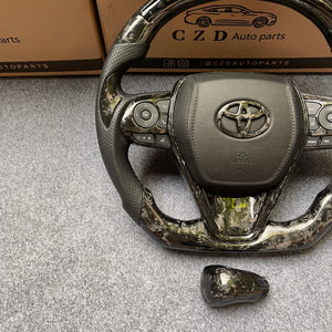 czd auto parts carbon fiber steering wheel for Toyota Avalon 2018-2022