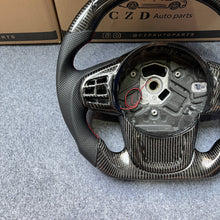 Load image into Gallery viewer, CZD auto parts for TOYOTA SUPRA A90 A91 MK5 2020-2021 carbon fiber steering wheel with LED top