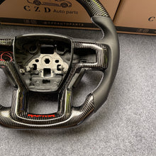 Load image into Gallery viewer, CZD auto parts for FORD EXPEDITION 2022 carbon fiber steering wheel with LED light