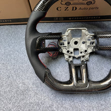 Load image into Gallery viewer, CZD autoparts for Ford Mustang 2015-2017 carbon fiber steering wheel with led