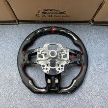 Load image into Gallery viewer, CZD auto parts for Ford Mustang 2018-2022 carbon fiber steering wheel with LED