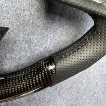 Load image into Gallery viewer, czd auto parts carbon fiber steering wheel for Infiniti Q50 with silvery thumb grips