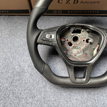 Load image into Gallery viewer, CZD auto parts for Volkswagen Golf 7 GTI Golf R MK7 VW Polo GTI Scirocco 2015 2016 carbon fiber steering wheel with matte carbon fiber LED
