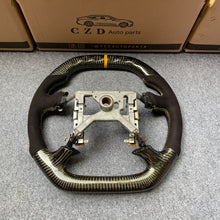 Load image into Gallery viewer, CZD auto parts for Ford Mustang GT Cobra SVT Saleen Roush 1999-2004 carbon fiber steering wheel with alcantara leather side