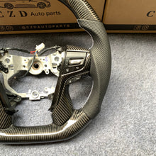 Load image into Gallery viewer, czd auto parts carbon fiber steering wheel for Toyota Land Cruiser with black leather