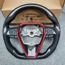 Load image into Gallery viewer, CZD 8thgen Camry SE/XSE/LE/TRD 2018-2022 carbon fiber steering wheel