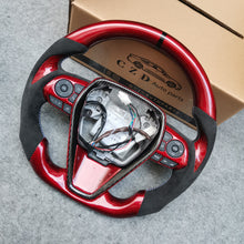Load image into Gallery viewer, CZD 8thgen Camry SE/XSE/LE/TRD 2018-2022 carbon fiber steering wheel
