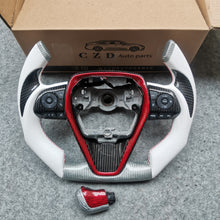 Load image into Gallery viewer, CZD 2018-2023 Camry XSE  F1 shape  Carbon Fiber steering wheel