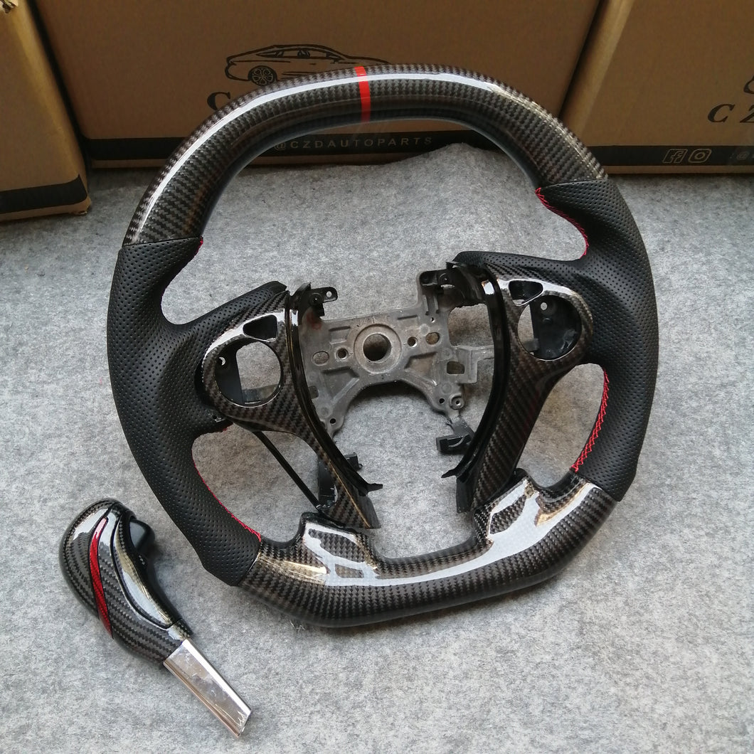 CZD 9th Gen Accord Steering Wheel with Carbon Fiber one Set