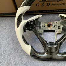 Load image into Gallery viewer, CZD Acura ILX/RDX carbon fiber steering wheel with double carbon thumb grips