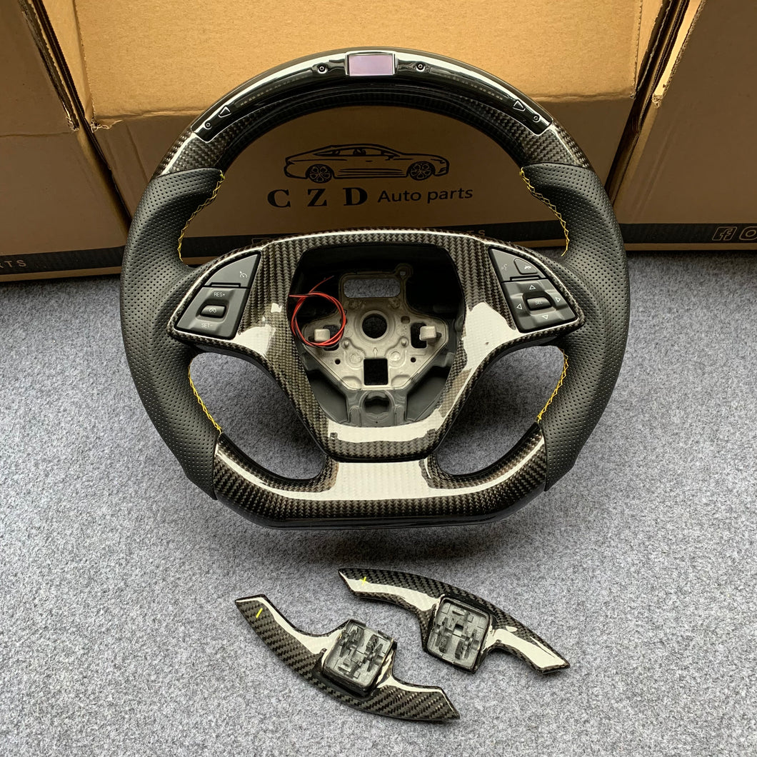 CZD-Corvette C7 2014/2015/2016/2017/2018/2019 carbon fiber steering wheel