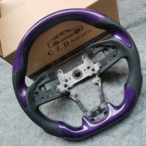 For 10th gen Civic/ FK8 steering wheel with Purple carbon fiber-CZD