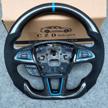 Load image into Gallery viewer, CZD Ford Focus MK3 ST/RS 2015-2019 carbon fiber steering wheel